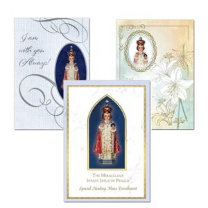 Infant of Prague Mass Cards