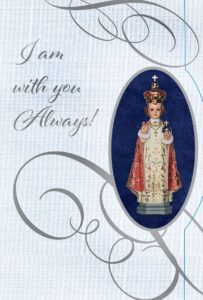 Infant of Prague Perpetual Mass Card #698 Front