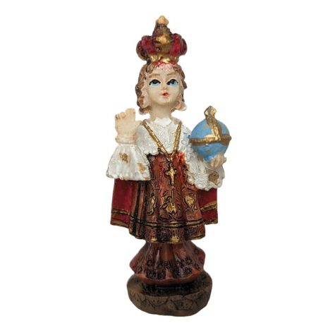 Miniature Infant Jesus of Prague statue