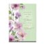 218 Birthday Wishes front of card with purple flowers