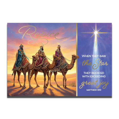 #247 Front Wisemen Christmas Card front #247