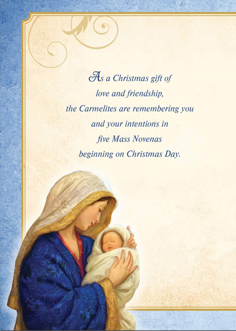 Mary holding baby Jesus