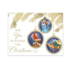 Image of dangling Christmas ornaments #244