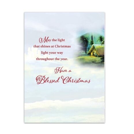 #247 Wisemen Christmas Card Page3 Have a Blessed Christmas message #247